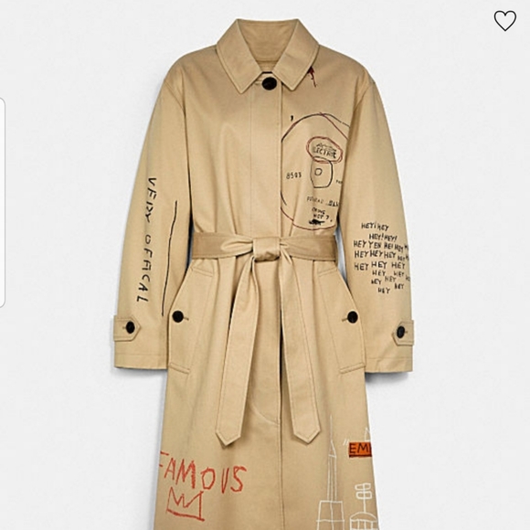 Coach X Jean Michel Basquiat Trench